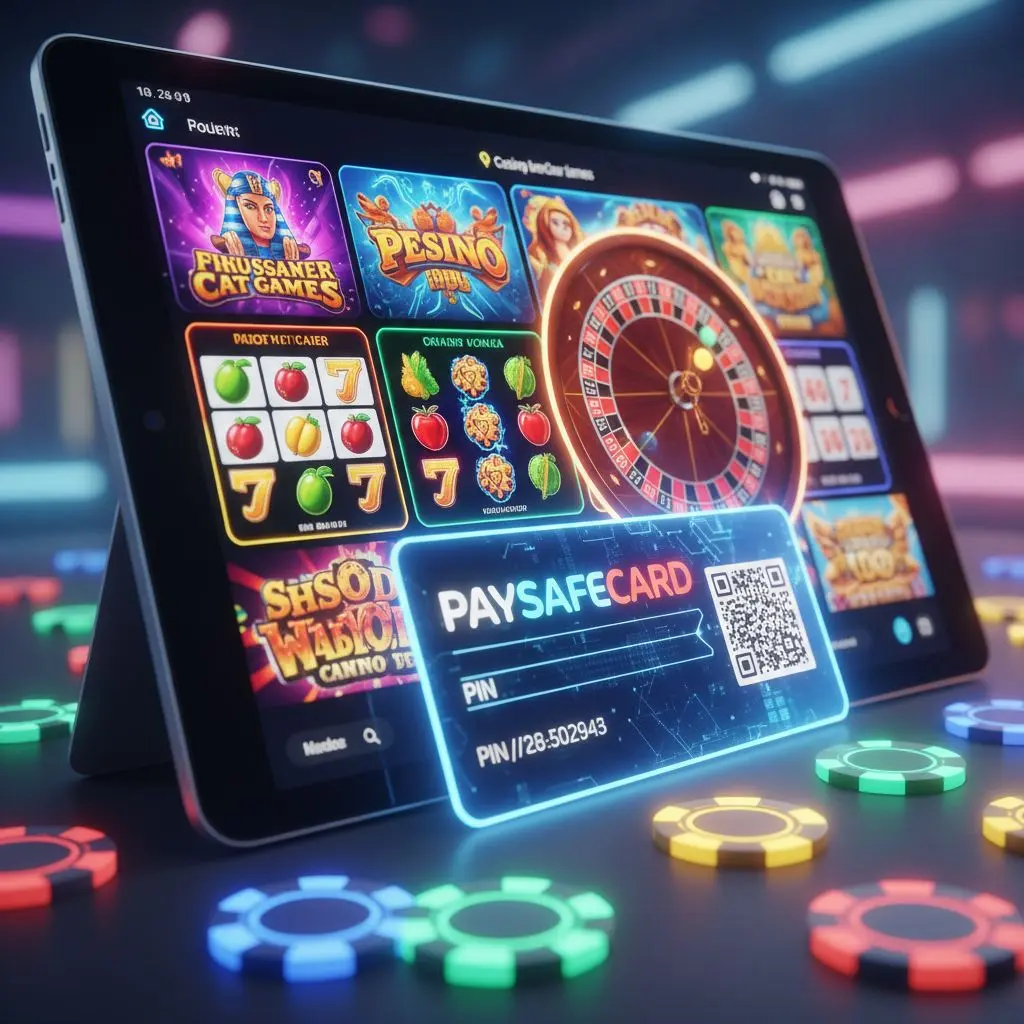 Oblíbené hry jako automaty a ruleta v prostředí online casina s Paysafecard